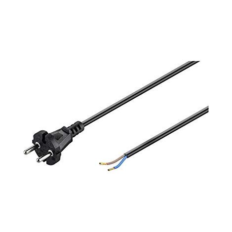 Goobay 58913 cavo de trasmissione Nero 7,5 m spina tipo C (1/3)