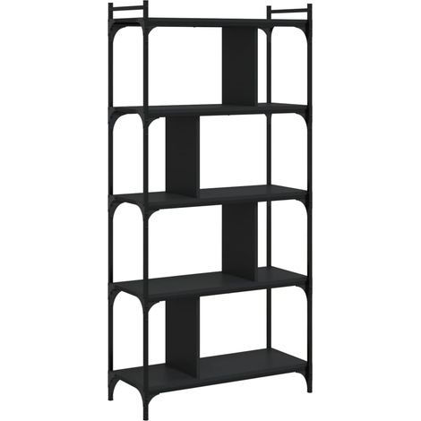 Maison Exclusive - Librería de 5 estantes madera de ingeniería ne