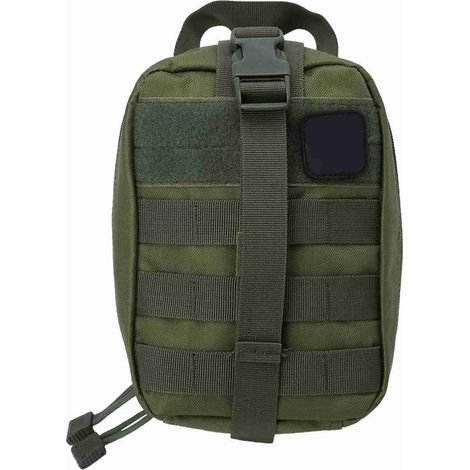 Sac de premiers secours tactiques d'extérieur Pochette d'urgence pour escalade Vert (1/5)