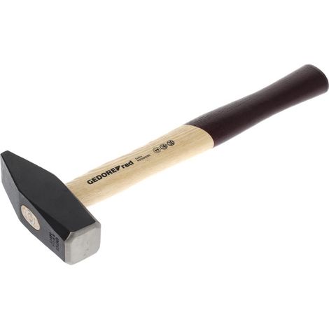 Marteau Europe centrale avec manche en bois, Poids de la tête 1500 g, Marteau avec manche en frêne, Outil, Forgé, R92100055 (1/5)