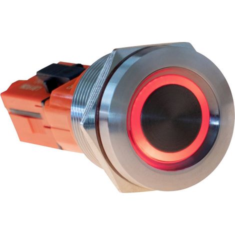 Joy-it Button22T-01 Button22T-01 Interruttore Momentaneo Rosso, Blu (Ø x L) 22 mm x 38 mm IP68, IK10 1 pz. (1/3)