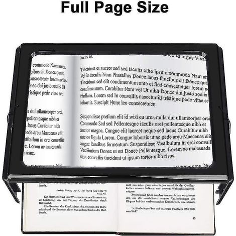 Loupe de lecture à grossissement 3x avec éclairage - Loupes de lecture de haute qualité (1/5)