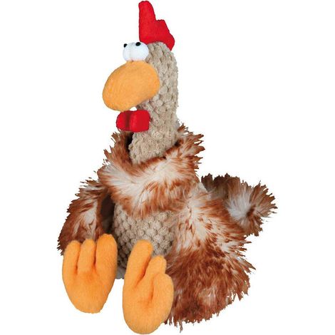 Peluche per cani Trixie Poliestere Stoffa Gallo 22 cm
