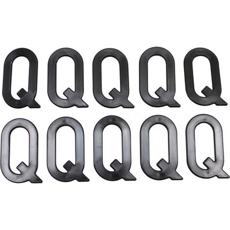 Buchstabe q für Kennzeichen tiflex h45mm neu für Motorrad