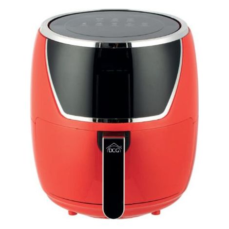 DCG Eltronic Friggitrice ad Aria Calda 5 L 1500 W Beige e Nero