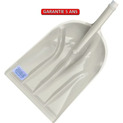 Pala in plastica bianca senza manico + etichetta alimentare OUTILS PERRIN