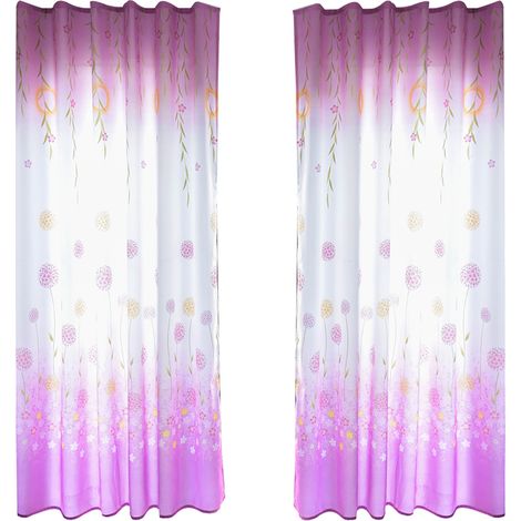 Rideau Occultant En Polyester Pour Chambre Et Salon - Tissu Anti-UV Et Isolation Thermique - Décoration Intérieure Élégante - 1 Pièce (1/5)