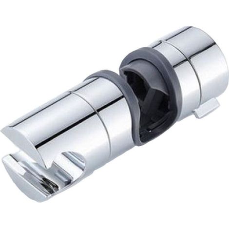 Universelle Duschkopfhalterung – Verstellbar für Stangen mit 19–25 mm Durchmesser – ABS-Kunststoff mit Chromoberfläche – Einfache, werkzeuglose Montage (1/4)