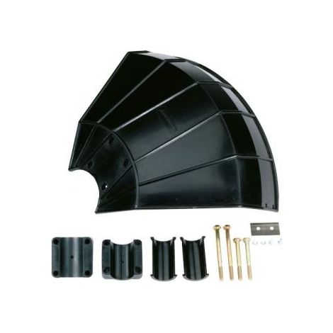 Protezione lama con materiale di fissaggio per tubo Ø 25-30 mm decespugliatore