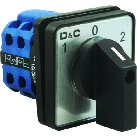 LW26-20/D202.2 Commutateur universel à came rotative 660V 20A ON-OFF-ON Commutateur biphasé à 3 positions