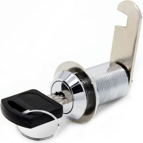 Serrure de sécurité de boîte aux lettres en acier inoxydable avec clefs assorties , 30mm Drawer lock (1/5)