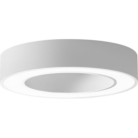 Plafonnier led gea luce flor pp blanc 2300lm 3000°k plafonnier moderne