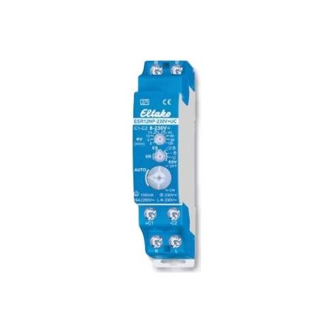 Eltako ESR12NP interruptor blanco para carril DIN