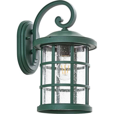 Lindby Lámpara de pared exterior 'Ankea' en Verde Plástico (1/5)