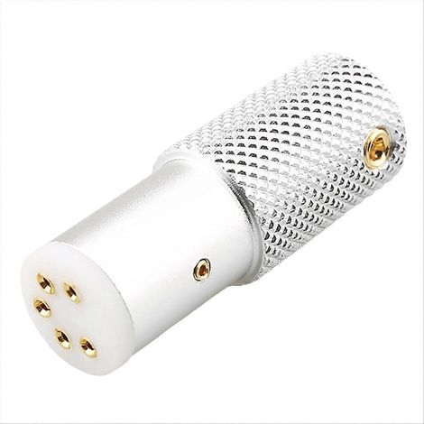 Connecteur DIN femelle 5 broches, prise pour bras de lecture de platine vinyle, câble de signal phono LP A (1/5)