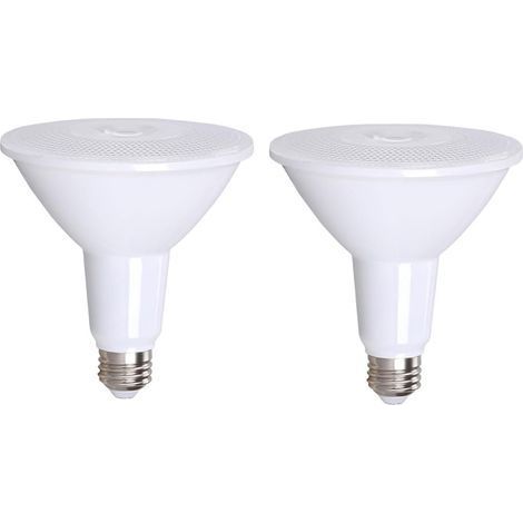 Lot de 2 Ampoule LED 18W E27 PAR38 LED Ampoule Réflecteur 18W équivalent Ampoule Halogène 150W, 1800LM, Blanc Chaud 3000K (3000K) (1/5)