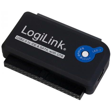 LogiLink Hard Disk Adattatore [1x Spina A USB 2.0 - 1x Spina SATA a 7 poli, Presa IDE a 40 poli, Presa IDE a 44 poli] 1 (1/4)