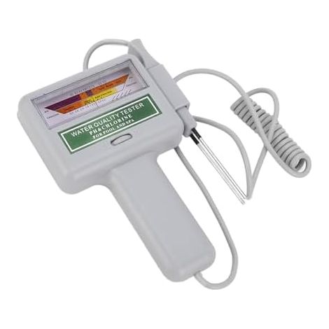 Testeur de Chlore PH Portable Digita Testeur de Qualité de l'eau Testeur d'eau Compteur de Chlore Piscine Spa Moniteur de Qualité de l'eau Vérificateur (1/5)