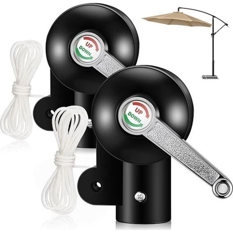 Zubehörteile für Terrassen- und Gartenschirme, Ersatzteile für Outdoor-Schirme, robuste Kurbelgriffe als Ersatz für Picknick-, Terrassen- und Gartenschirme