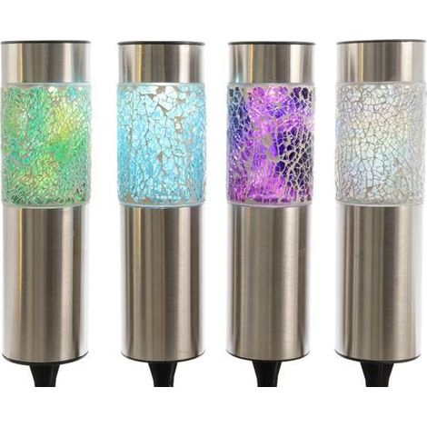 Paletto solare LED mosaico 22 H cm
