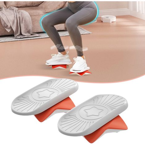 Dame plaque de torsion amincissante silencieuse à double pédale portable pour perte de poids fitness taille (1/5)