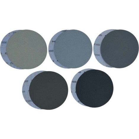30   Nass-Trocken-Schleifpapier, Körnung 320/600/800/1200/1500/2000 Schleifscheibe, 125 mm Schleifpapier Nass-/Trocken-Schleifpapier zum Schleifen, Polieren, Schleifen, Rostentfernung, T-Audace