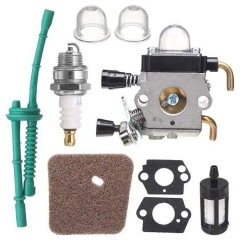 Carburatore con filtro aria e tubo carburante per decespugliatori STIHL FS38 FS45 FS46 FS55 KM55 FS85