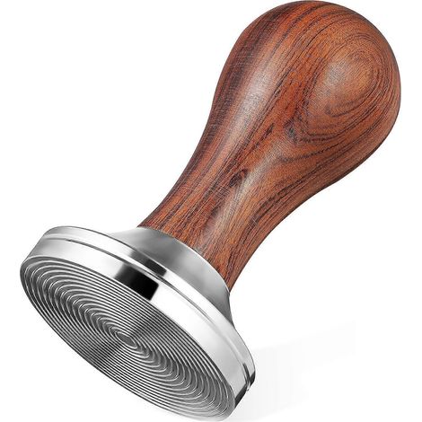 Tasseur à café expresso manuel, tasseur manuel, outil de préparation pour expresso, tasseur en métal 53 mm, accessoires pour expresso-9.00X5.30X5.30CM-Multi (1/4)