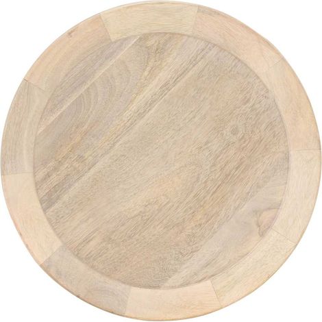 Maison Exclusive - Tavolino di Servizio Ø40x45 cm in Legno Massello di Mango (1/5)