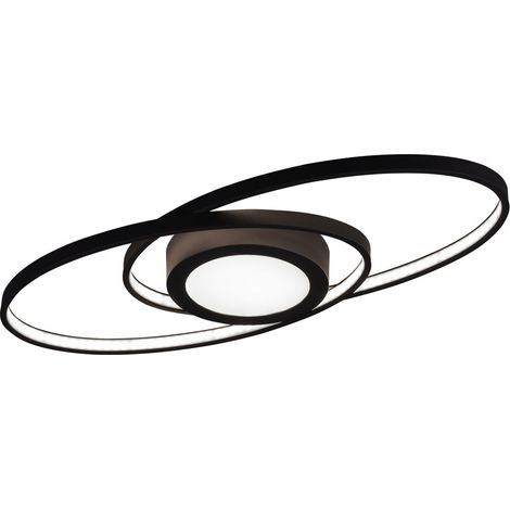 Galaxy Plafón Doble Espiral Antracita Led 27w Dimmable Trio Lighting (1/5)