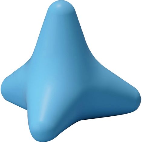 Triggerpunkt-Massagegerät für Nacken, Füße und Muskulatur, blaues Silikon-Pressotherapiegerät zur Schmerzlinderung und Tiefengewebsmassage (1/5)