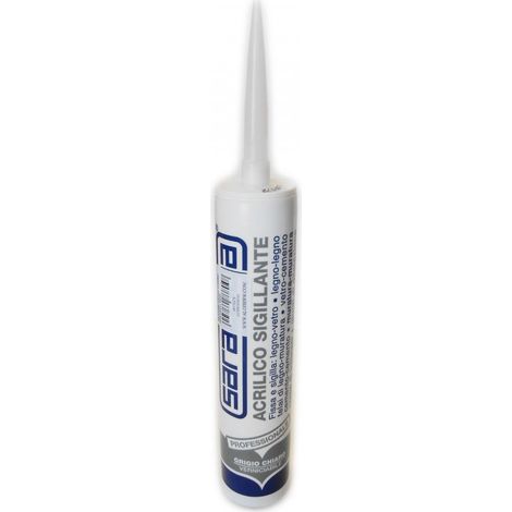 Saratoga 450gr silicone sigillante acrilico grigio chiaro verniciabile (1/4)