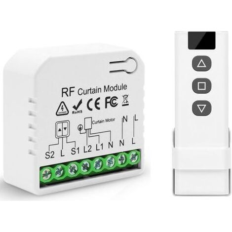 Commande Inis pour Volet Roulant ou Store Filaire - Interrupteur pour Moteur Filaire 230V - 3 Ordres : Montée, Stop, Descente (1/4)