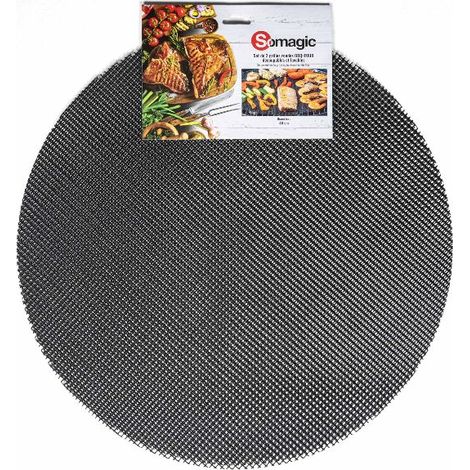 griglia rotonda 48 cm grigio/nero. - 400480CDS - somagic (1/2)