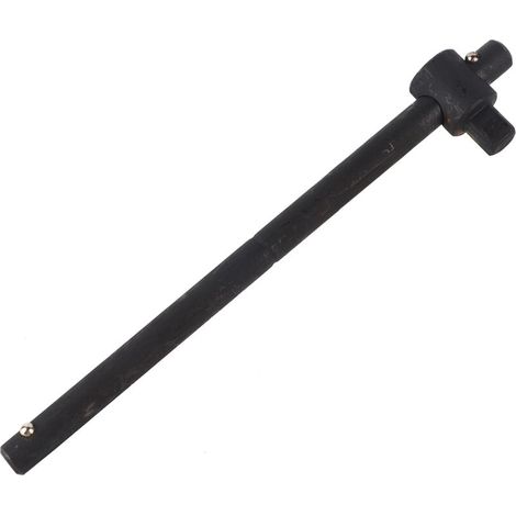 Steckschlüssel mit verschiebbarem T-Griff, robuster Anschlagstange aus Stahl (1/2") (1/4)
