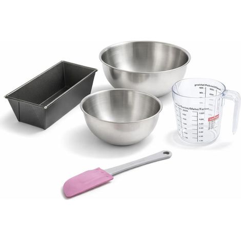 Set de 5 ustensiles de pâtisserie moule à gâteaux bol spatule pâtisserie et verre doseur Spécial mini Spécial mini Zenker Spécial mini (1/5)