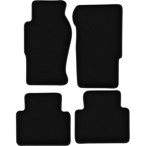 Alfombrillas de terciopelo negro BASIC para Nissan Patrol Y61 GU GR todoterreno (1998-2004) (1/5)