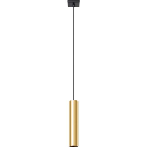 Sollux Lagos Plafoniera moderna a sospensione sottile oro lucido 1x GU10 (1/5)