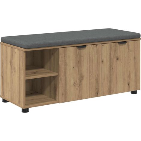 Maison Exclusive - Panca per ingresso Rovere Artigianale 100 x 38 x 46 cm (1/5)