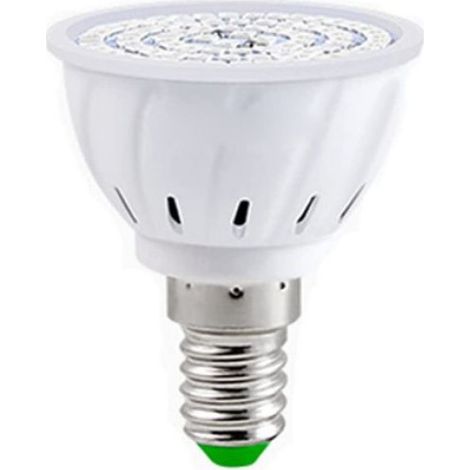 Ampoule De Croissance - 80 Led Spectre Complet - E14 - 220 V - Pour Plantes D Intérieur Serre Hydroponique - 1 Piece