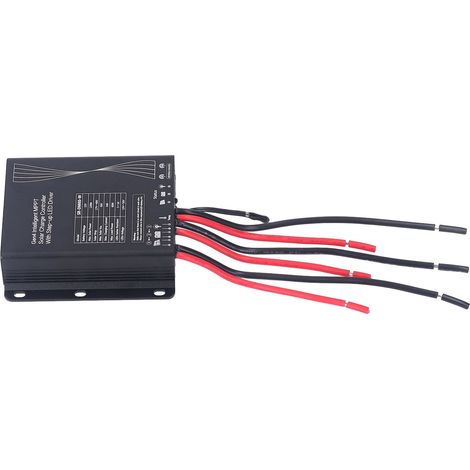 Chargeur Solaire MPPT Intelligent 12V avec Régulateur LED Step-Down pour Panneau Solaire et Batterie (1/5)