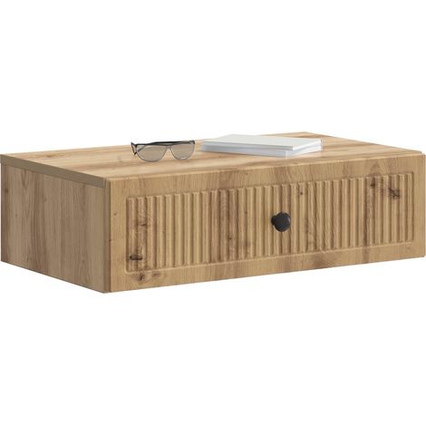 Maison Exclusive - Tavolino da Parete Laterale Rovere Artigianale