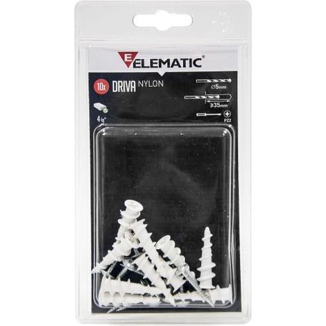 ELEMATIC BLISTER TASSELLI DRIVA 5X30 (PZ.10) ITW CONSTRUCTION PRODUCTS ITALY CF 15,0