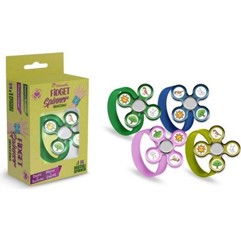 Trade Shop - Set 10 Pcs Fidget Spinner Pulsera Anti Insectos Citronella Pulsera 034194 -