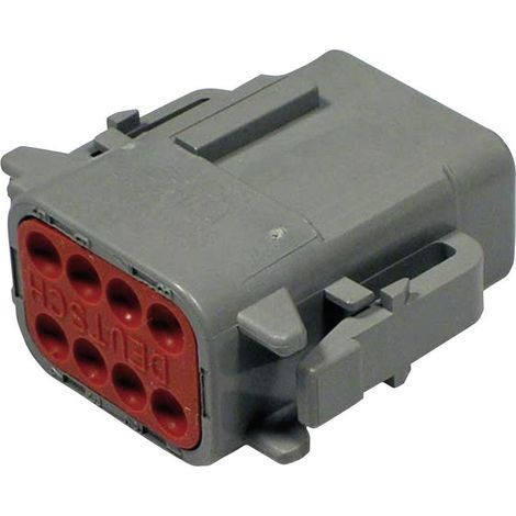 TE Connectivity DTM 06-8 SA Rundstecker Stecker, gerade Gesamtpolzahl: 8 Serie (Rundsteckverbinder):