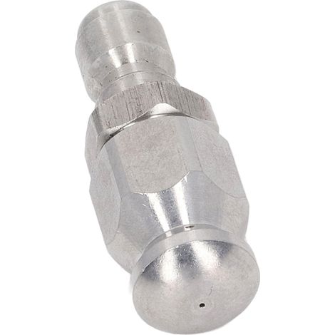 Lanceur haute pression 5000PSI en acier inoxydable, raccord rapide 1/4 NPT, buse de nettoyage à tête ronde, 1 orifice avant et 3 arrières, pour nettoyeur HP (1/5)