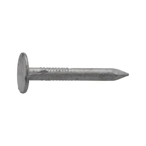 2.4x27mmPunta ancha de cabeza plana de acero galvanizado, , 280g.