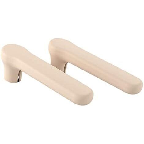 DTEKGAZ - CSPARCV 2er-Set Türgriffschutz, Türgriffabdeckung, antistatische Silikonhandschuhe, stoßdämpfende Kinderschutzhülle, geräuschdämpfend, Beige (1/4)