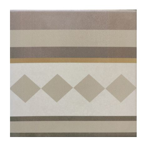 Carrelage sol / mur effet ciment beige 20x20 cm - CAPRICE LOIRE BORDURE (vendu par boite de 1m2) (1/4)
