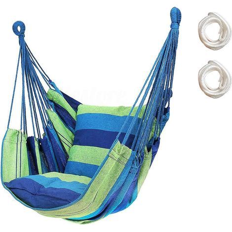 Hamac Extérieur Haut de Gamme - Hamac sur Pied Léger, Jardin et Balcon - Accessoire de Camping Idéal pour Vacances, Sieste et Détente(sans Coussin) (1/5)